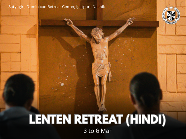 Lenten Retreat (Hindi) (9 am Tues to 9 am Fri)