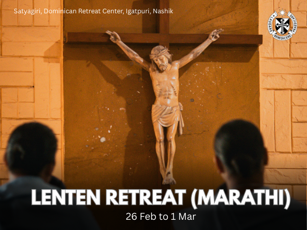 Lenten Retreat (MARATHI) (Thurs 9 am to Sun 9 am)